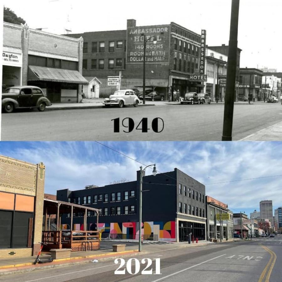 Ferienwohnung Historic Vibe On Main St Memphis Exterior foto